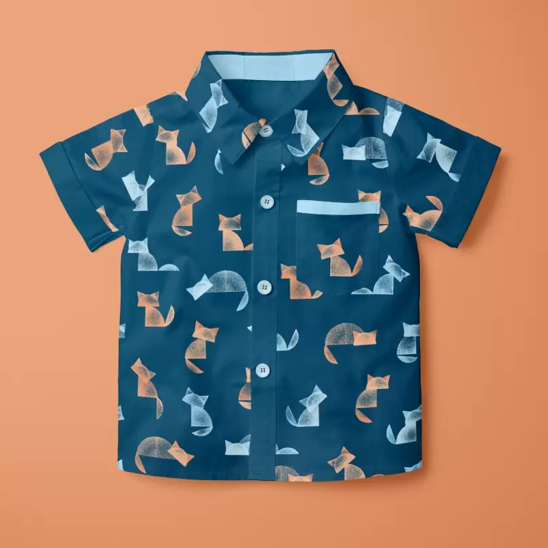 Cats navy boys shirt