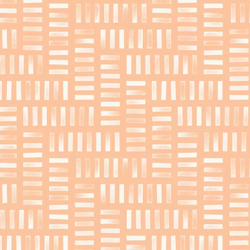 Crosswalks pattern in peach