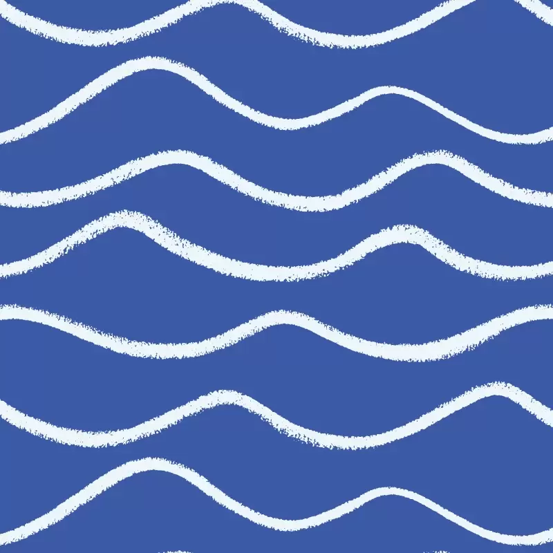 Waves pattern in blue
